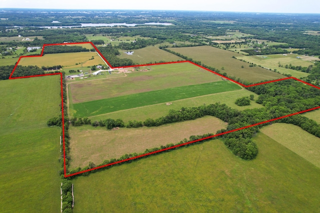 3889 E State Highway Kk, Fair Grove, MO 65648 - view of rural area with property parcel outlined