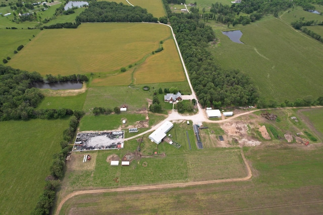 3889 E State Highway Kk, Fair Grove, MO 65648 - aerial overview of property's location featuring property boundaries highlighted and rural landscape