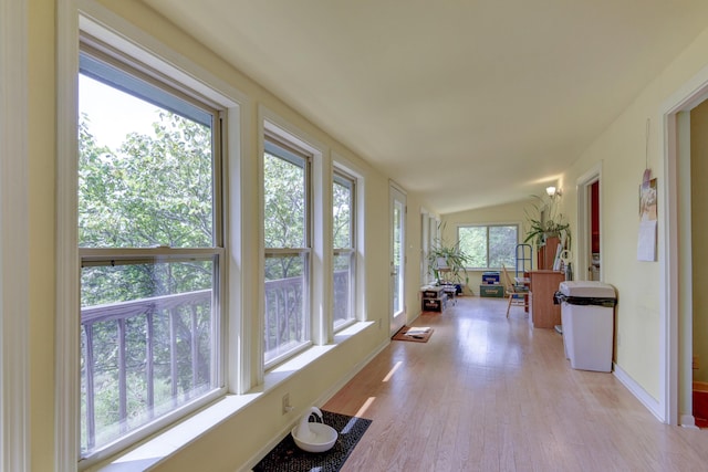 164 Sweet Home Trl, Theodosia, MO 65761 - sunroom / solarium featuring wood finished floors and baseboards