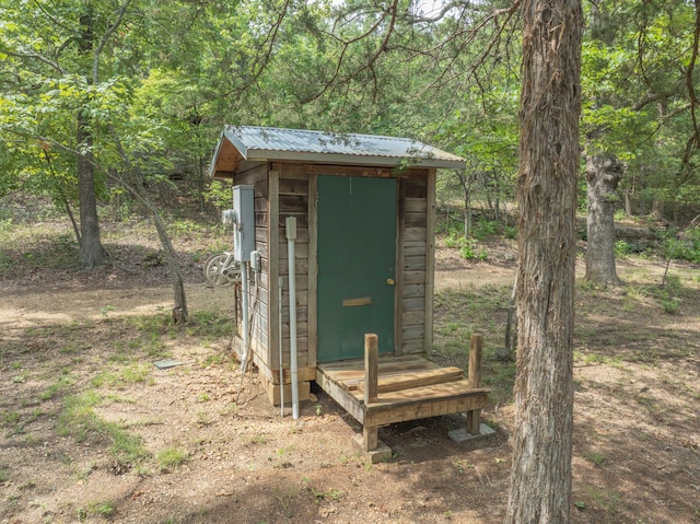 164 Sweet Home Trl, Theodosia, MO 65761 - view of shed with a view of trees