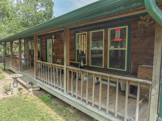164 Sweet Home Trl, Theodosia, MO 65761 - view of property exterior featuring a porch