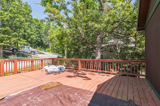 426 Lakewood Rd, Branson, MO 65616 - view of wooden terrace