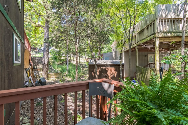 426 Lakewood Rd, Branson, MO 65616 - view of wooden deck