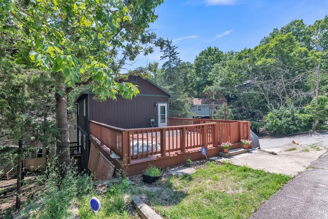 426 Lakewood Rd, Branson, MO 65616 - view of wooden deck