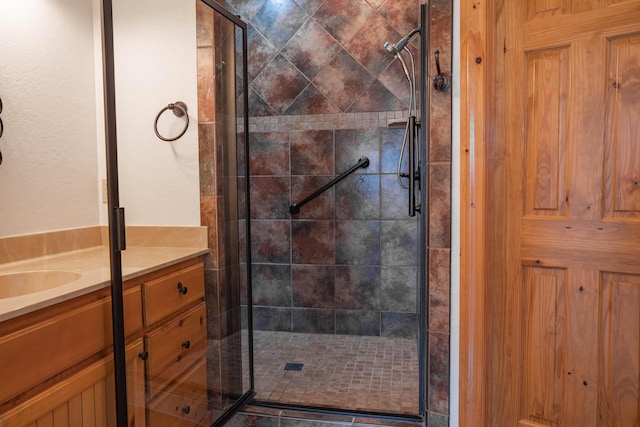 1466 S Natchez Rd, Republic, MO 65738 - bathroom featuring a stall shower and vanity