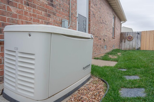 1466 S Natchez Rd, Republic, MO 65738 - exterior view of brick siding and crawl space