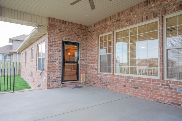 1466 S Natchez Rd, Republic, MO 65738 - view of patio / terrace featuring a ceiling fan