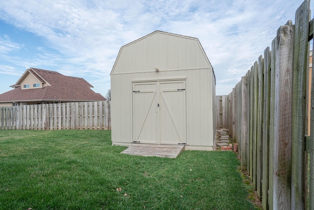 1466 S Natchez Rd, Republic, MO 65738 - view of shed featuring a fenced backyard