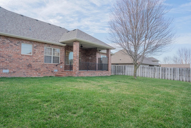 1466 S Natchez Rd, Republic, MO 65738 - view of yard with ceiling fan