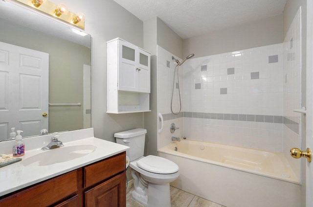 2606 S Overbrook Ave, Springfield, MO 65807 - bathroom featuring vanity, tub / shower combination, and tile patterned flooring
