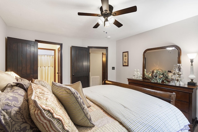 417 Panorama Dr, Cape Fair, MO 65624 - bedroom featuring a ceiling fan