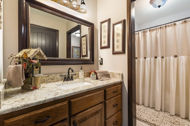 417 Panorama Dr, Cape Fair, MO 65624 - full bath featuring vanity and a shower with curtain