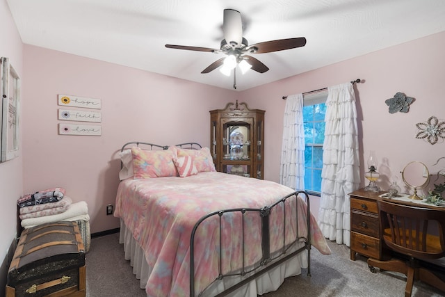 417 Panorama Dr, Cape Fair, MO 65624 - bedroom with carpet and a ceiling fan