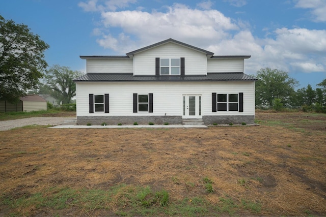 503 Valley View St, Carl Junction, MO 64834 - view of front facade featuring a metal roof and entry steps