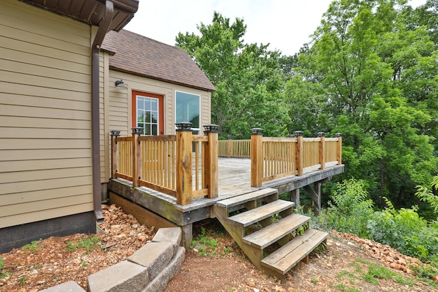 311 College St, Crane, MO 65633 - view of deck