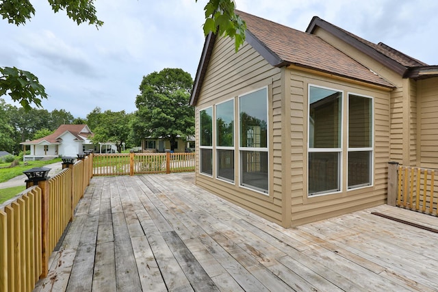 311 College St, Crane, MO 65633 - view of wooden deck