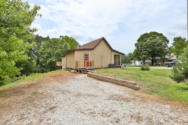 311 College St, Crane, MO 65633 - view of front of house featuring a wooden deck