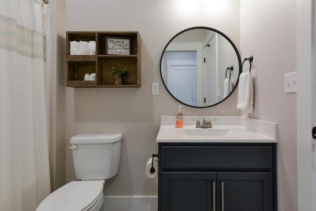 280 Lakefront Dr, Branson, MO 65616 - bathroom featuring vanity and a shower with shower curtain