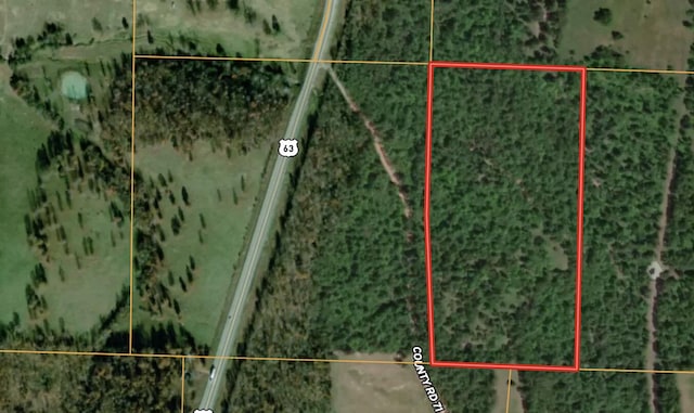 185 Timber Valley Rd, Mammoth Spring, AR 72554 - map / location featuring property parcel outlined