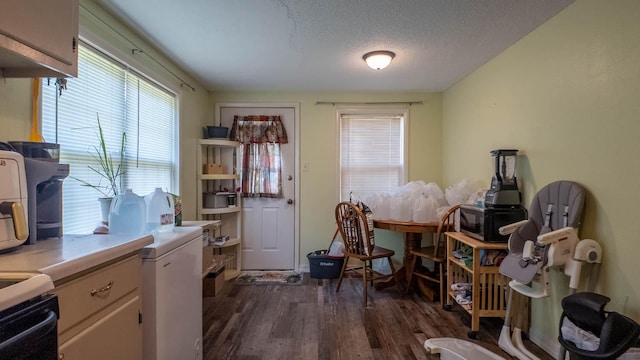 185 Timber Valley Rd, Mammoth Spring, AR 72554 - office space featuring dark wood-style floors and a textured ceiling