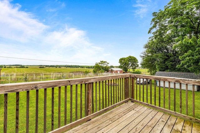 107 W Summit St, Aurora, MO 65605 - deck featuring a fenced backyard