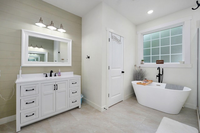4360 State Highway Ww, Verona, MO 65769 - full bath featuring vanity and a freestanding bath
