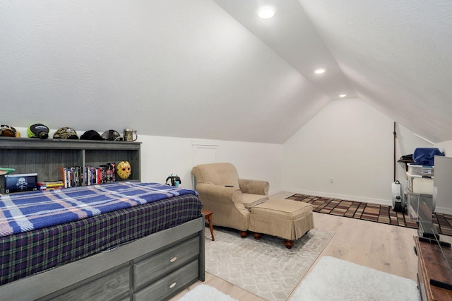 4360 State Highway Ww, Verona, MO 65769 - bedroom featuring vaulted ceiling, wood finished floors, and recessed lighting