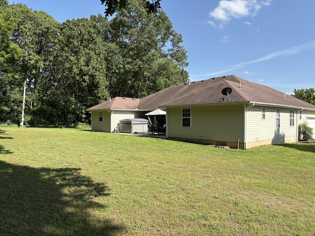 4849 W Rose Hill Rd, Billings, MO 65610 - rear view of property with a yard