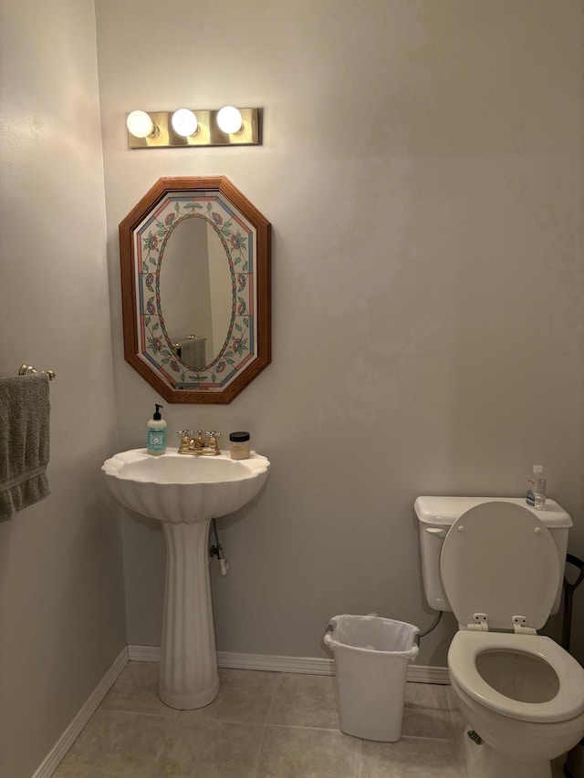 4849 W Rose Hill Rd, Billings, MO 65610 - half bath featuring baseboards and tile patterned floors