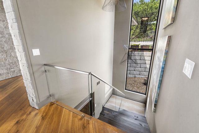 355 Catalina Dr, Branson, MO 65616 - staircase with wood finished floors