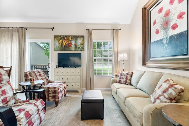 540 Abby Ln Unit 6, Branson, MO 65616 - living area with wood finished floors and baseboards