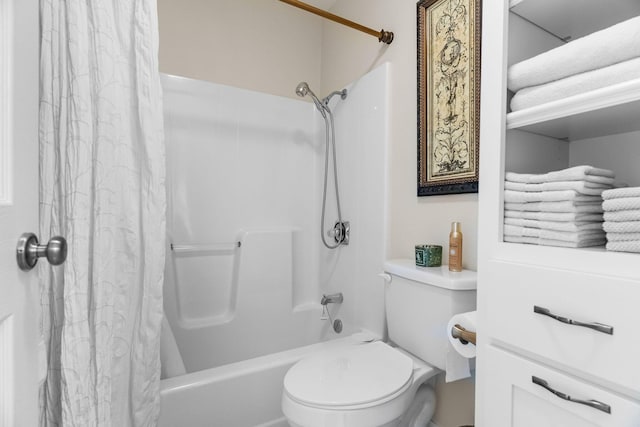 540 Abby Ln Unit 6, Branson, MO 65616 - bathroom with shower / tub combo with curtain and toilet