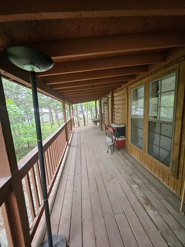 462 Jellystone Ave, Hollister, MO 65672 - view of deck