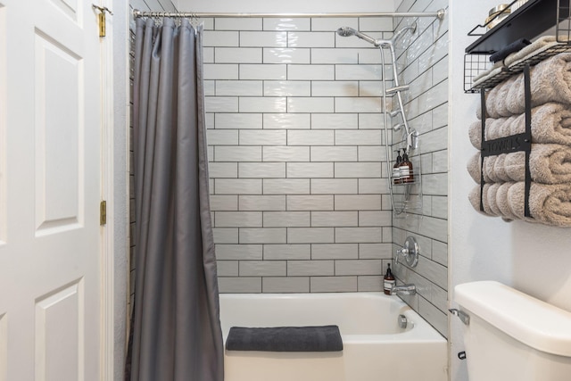 19899 E 1820th Rd, Fair Play, MO 65649 - full bath with shower / bath combination with curtain and toilet