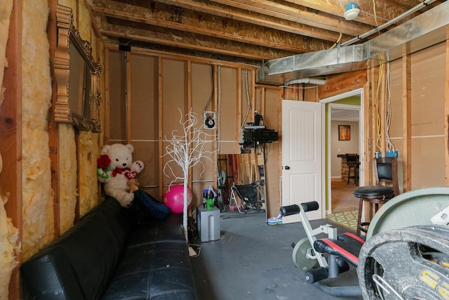 3223 W Melbourne St, Springfield, MO 65810 - view of unfinished basement