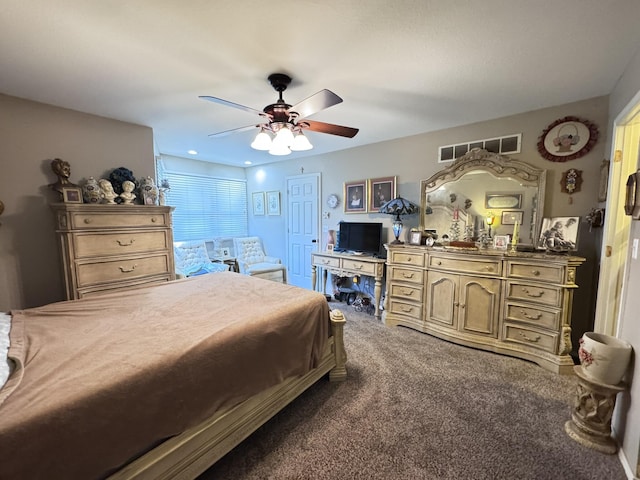 3517 Hackberry Ln, Joplin, MO 64801 - carpeted bedroom featuring ceiling fan