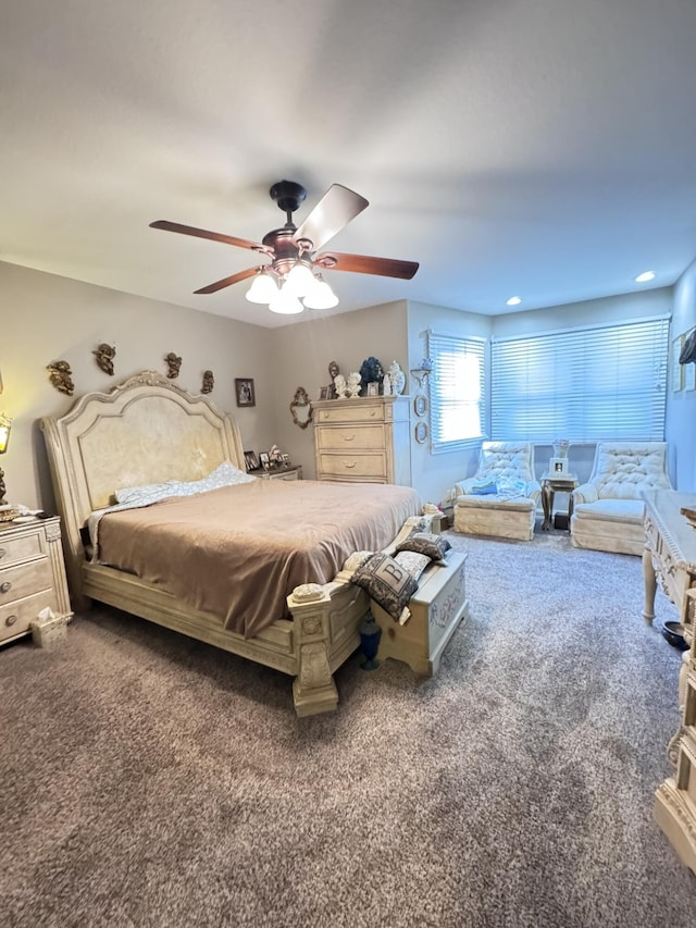 3517 Hackberry Ln, Joplin, MO 64801 - bedroom with carpet floors and a ceiling fan