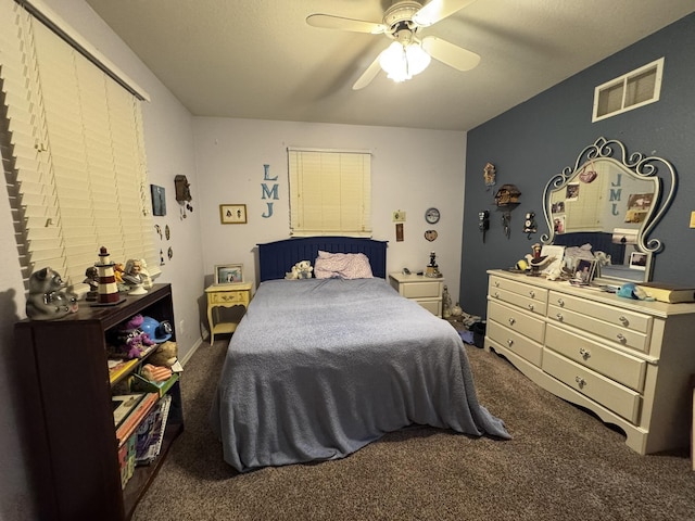 3517 Hackberry Ln, Joplin, MO 64801 - bedroom with carpet floors and a ceiling fan