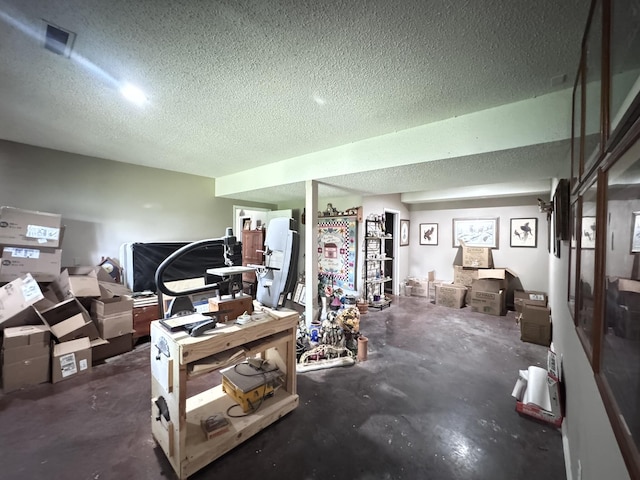 3517 Hackberry Ln, Joplin, MO 64801 - below grade area with a textured ceiling