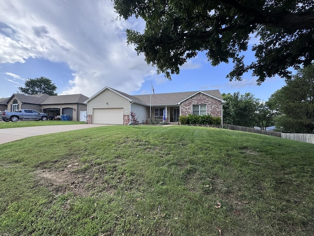3517 Hackberry Ln, Joplin, MO 64801 - ranch-style home featuring a garage, driveway, and brick siding