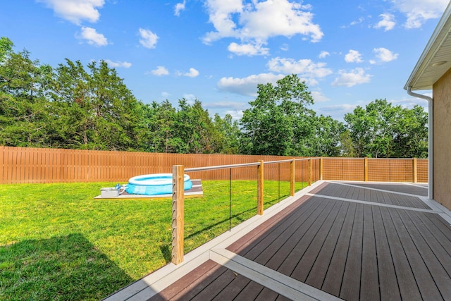 770 Mills Hollow Rd, Branson, MO 65616 - wooden deck with a fenced backyard and a jacuzzi