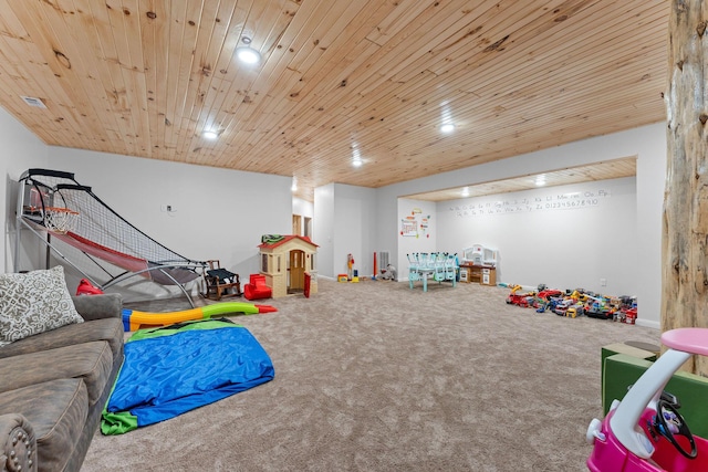 770 Mills Hollow Rd, Branson, MO 65616 - game room featuring carpet and recessed lighting