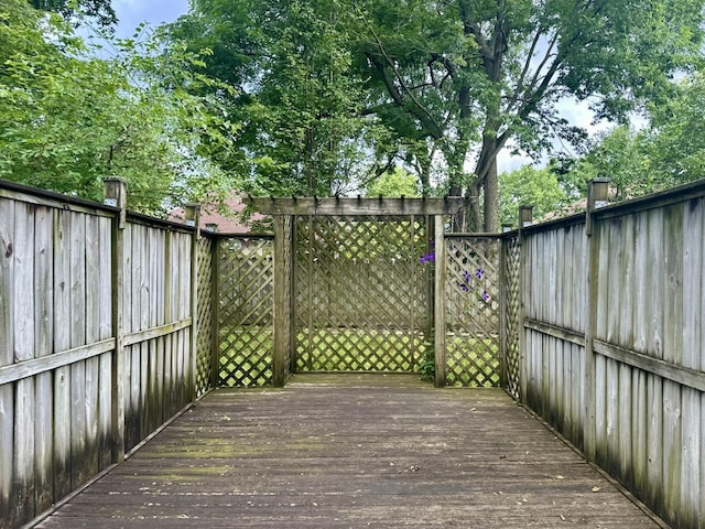 3454 W Countryside Dr, Springfield, MO 65807 - deck featuring a fenced backyard