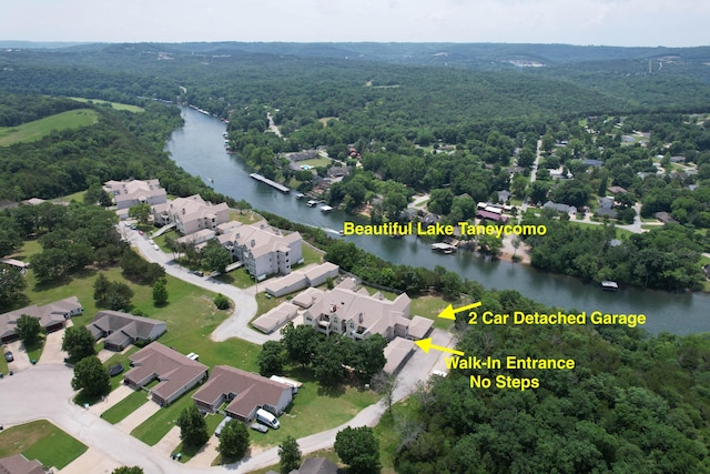 280 W Woodland Dr Unit Ld, Branson, MO 65616 - aerial view of property's location featuring nearby suburban area