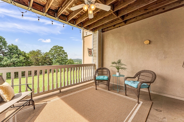 280 W Woodland Dr Unit Ld, Branson, MO 65616 - balcony featuring ceiling fan