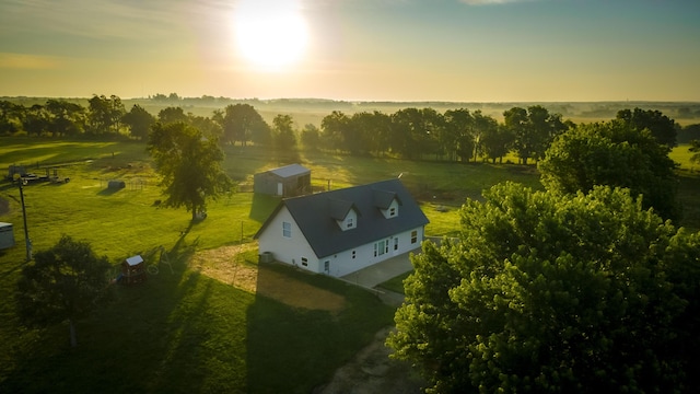 9396 Lawrence Unit 2040, Miller, MO 65707 - aerial view at dusk of a view of countryside
