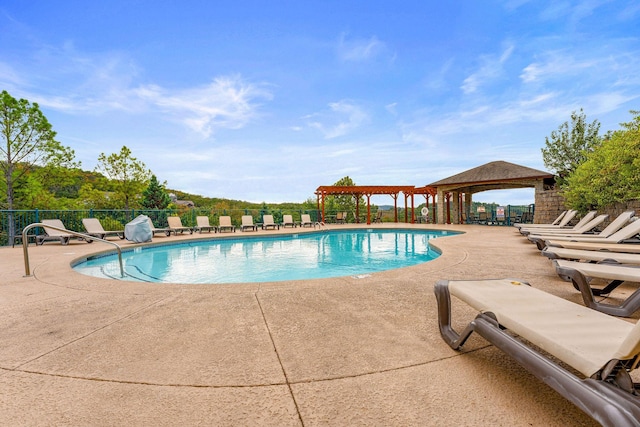 200 Majestic Dr Unit 1-303, Branson, MO 65616 - community pool with a gazebo and a patio