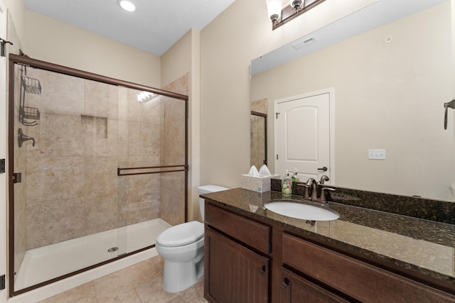 200 Majestic Dr Unit 1-303, Branson, MO 65616 - bathroom featuring vanity, a stall shower, and tile patterned floors
