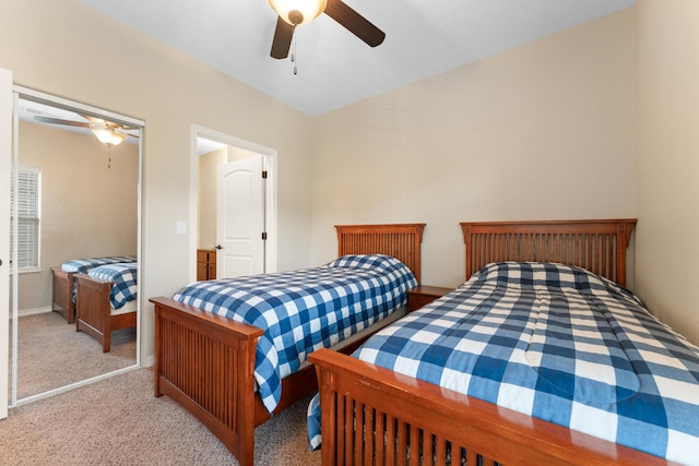 200 Majestic Dr Unit 1-303, Branson, MO 65616 - carpeted bedroom with ceiling fan