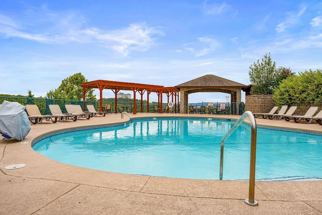 200 Majestic Dr Unit 1-303, Branson, MO 65616 - community pool featuring a gazebo and a patio